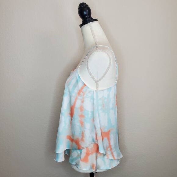 She and Sky Tie Dye Layered Tank Small - Picture 4 of 6